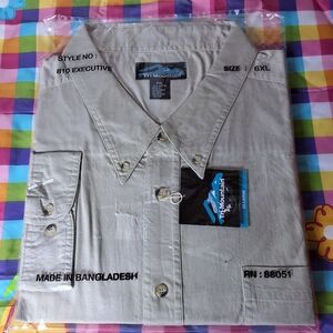 NWT TRI-MOUNTAIN EXECUTIVE LONG SLEEVE SHIRT